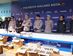 Perang Senyap di Kota Malang, 8,9 Kg Ganja dan 1,6 Kg Sabu Digagalkan, 31 Ribu Nyawa Diselamatkan