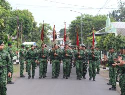 Acara Tradisi Penyambutan Warga Baru Yonif 515 UTY/9/2 Kostrad