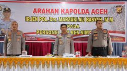 Kapolda Aceh Kunjungi Simeulue: Pererat Sinergi dan Apresiasi Personel di Wilayah Kepulauan