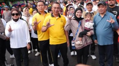 Kapolda Sumsel Irjen Pol Sandi Nugroho Resmikan Car Free Day Lahat, Perkuat Sinergi Dukung Program Prioritas Nasional