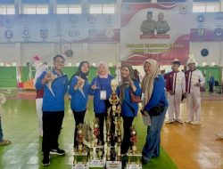 Kejuaraan Drumband Sambut HUT Kabupaten Lahat, SMPN 5 Lahat Raih Juara Umum 1