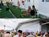 Gubernur Jawa Tengah Salat Ied Bersama Penghuni Huntara Korban Tanah Bergerak Desa Padasari