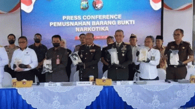 Polda Jatim Musnahkan 22,22 Kg Kokain, Ungkap 2.231 Kasus Narkoba Sejak Awal 2026
