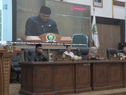 Gelar Paripurna LKPj 2025, DPRD Balangan Soroti Rendahnya Serapan Anggaran
