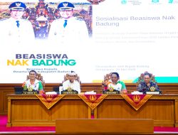 Bupati Adi Arnawa Pimpin Sosialisasi Program Beasiswa ‘Nak Badung’ Tahun 2026