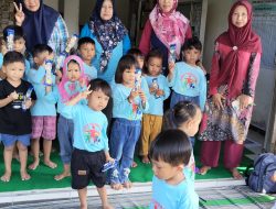 Pemdes Grudo, Ngawi, Rutin Salurkan PMT Satu bulan Empat Kali