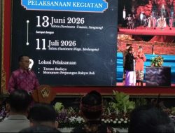 Digelar Bulan Juni, Pemprov Bali Umumkan Tema PKB XLVIII Tahun 2026
