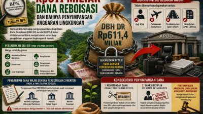 Rp611 Miliar Dana Reboisasi dan Bahaya Penyimpangan Anggaran Lingkungan