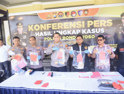 Ungkap Kasus Perampasan Motor, Polres Bondowoso Bekuk Buronan Curanmor di Tol Kalikangkung