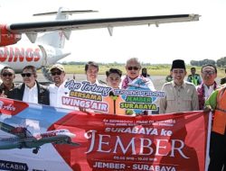 Tepat di Hari Lahir Pancasila Pemkab Jember Buka Rute Penerbangan Jember-Surabaya