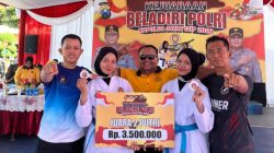 Tim Beladiri Polres Ngawi Raih Dua Medali pada Kejuaraan Beladiri Polri Kapolda Jatim Cup 2026