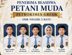 Lima Siswa SMKN 2 Batu Terpilih Jadi Penerima Beasiswa Petani Muda Petrokimia Gresik 2026