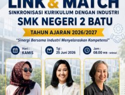 SMKN 2 Batu Gelar Link & Match Sinkronkan Kurikulum dengan Kebutuhan Industri