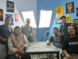 Ketua JMSI Lahat Robiansyah Berikan Support Studio PWI Podcast Punya Wajah Baru