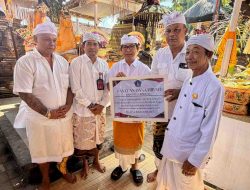 Bupati Badung Adi Arnawa Upasaksi Puncak Karya di Desa Adat Kelan