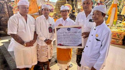 Bupati Badung Adi Arnawa Upasaksi Puncak Karya di Desa Adat Kelan