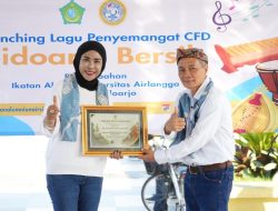Wabup Sidoarjo Mimik Idayana Apresiasi Peluncuran Lagu “Sidoarjo Bersih” Perkuat Budaya di Car Free Day