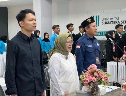 Agus Srimudin Kukuhkan Pengurus HIMA dan UKM FIKOM USS, Dorong Prestasi Mahasiswa