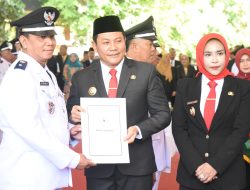 Bupati dan Wakil Bupati Sidoarjo Lantik 80 Kades Terpilih Hasil Pilkades Serentak 2026