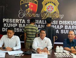 Polda Sulbar Bersama BPOM Bongkar Peredaran Obat Keras Ilegal Jenis Triheksifenidil di Mamuju, 2 Terduga Pelaku Ditangkap