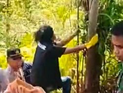 Perempuan Paruh Baya Pegawai Kemenag Mamuju Ditemukan Meninggal Dunia Kondisi Tergantung di Pohon