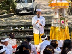 Bupati Badung Adi Arnawa dan Wabup Bagus Alit Sucipta Hadiri Karya Tawur Balik Sumpah di Pura Luhur Uluwatu