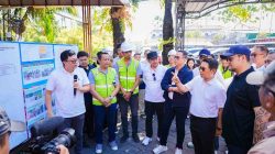 Bupati Badung Adi Arnawa dan Wabup Bagus Alit Sucipta Tinjau Proyek Strategis Pengendali Banjir di Kuta