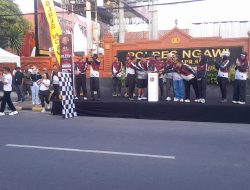 Semarak Bhayangkara ke-80, Polres Ngawi Gelar Go-Fest Gowes Festival