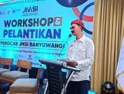 Ketua JMSI Jatim Syaiful Anam Resmi MelantikPengurus JMSI Kabupaten Banyuwangi