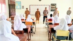 Kapolsek Rantau Selamat Beri Edukasi Karakter dan Bahaya Narkoba di MPLS SMAN 2 Rantau Selamat