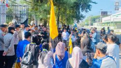 Peringatan Hari Jadi Mamuju ke-486, PMII Mamuju Demonstrasi di Depan Kantor DPRD Bawa 12 Tuntutan