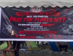 Gabungan LSM Sulbar dan Gerakan Vendetta Gelar Aksi Solidaritas “Pray For Flores NTT”‎