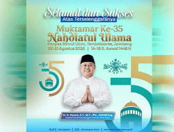 Dishub Provinsi Jatim Ucapkan Selamat atas Terselenggaranya Muktamar ke-35 Nahdlatul Ulama