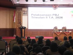 Sekda Badung Pimpin Evaluasi Realisasi Fisik dan Keuangan APBD 2026