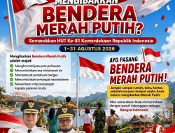 Bupati M. Yamin Kembali Ingatkan Warga Segera Kibarkan Merah Putih, Wujudkan Semangat HUT ke-81 RI