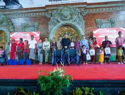 Aksi Sosial Warnai Peringatan HUT Ke-3 GOW Kabupaten Badung di Desa Punggul