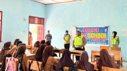 Satlantas Polres Simeulue Gelar “Police Go to School”, Aipda Rajidin Edukasi Pelajar Soal Keselamatan Berlalu Lintas