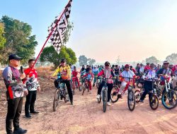 Meriahkan HUT RI ke-81, Sekdakab Tuba Buka Secara Langsung Kegiatan Bersepeda Santai