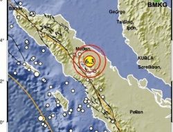 Gempa M 6,3 Guncang Sumatera Utara, Getaran Terasa Hingga Simeulue