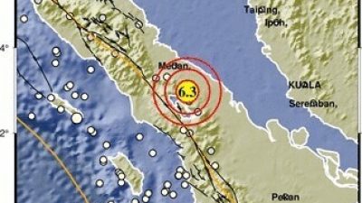 Gempa M 6,3 Guncang Sumatera Utara, Getaran Terasa Hingga Simeulue