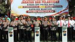 Rotasi untuk Akselerasi Pelayanan, Polres Batu Gelar Sertijab Kabag Ops dan Kapolsek Ngantang
