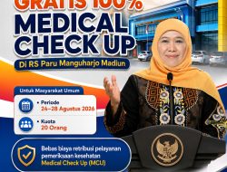 Gubernur Jatim Bagikan Kado Istimewa HUT Ke-81 RI, Medical Check Up di RS Paru Manguharjo Gratis 100 Persen