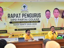 Rapatkan Barisan, Golkar Sumsel Mulai Konsolidasi hingga Tingkat Daerah