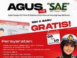 Polisi Beri SIM C Gratis, Cek KTP Kamu Sekarang ! Berlaku hingga 10 Agustus