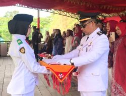 Khidmat dan Penuh Semangat, Upacara HUT ke-81 RI di Teupah Tengah Berjalan Lancar