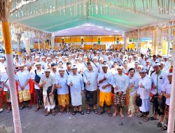 Puncak Yadnya Massal Desa Adat Kwanji, Bupati dan Wabup Badung Dukung Tradisi Adat dan Agama