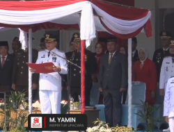 Pemkab Bartim Gelar Upacara Peringatan HUT ke-81 RI, Semangat Kemerdekaan Diperkuat dengan Penghargaan dan Bantuan Starlink