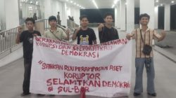 Desak 45 Anggota Dewan Tandatangani Dukungan RUU Perampasan Aset, GRSM Bermalam di Kantor DPRD Sulbar