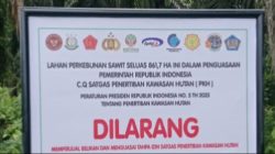 Diduga Kuasai Lahan Sitaan Negara 80 Hektare, Oknum Inisial A Alias Menca  Diprotes Warga