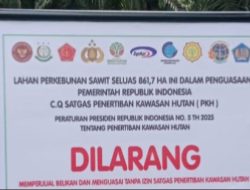 Diduga Kuasai Lahan Sitaan Negara 80 Hektare, Oknum Inisial A Alias Menca  Diprotes Warga